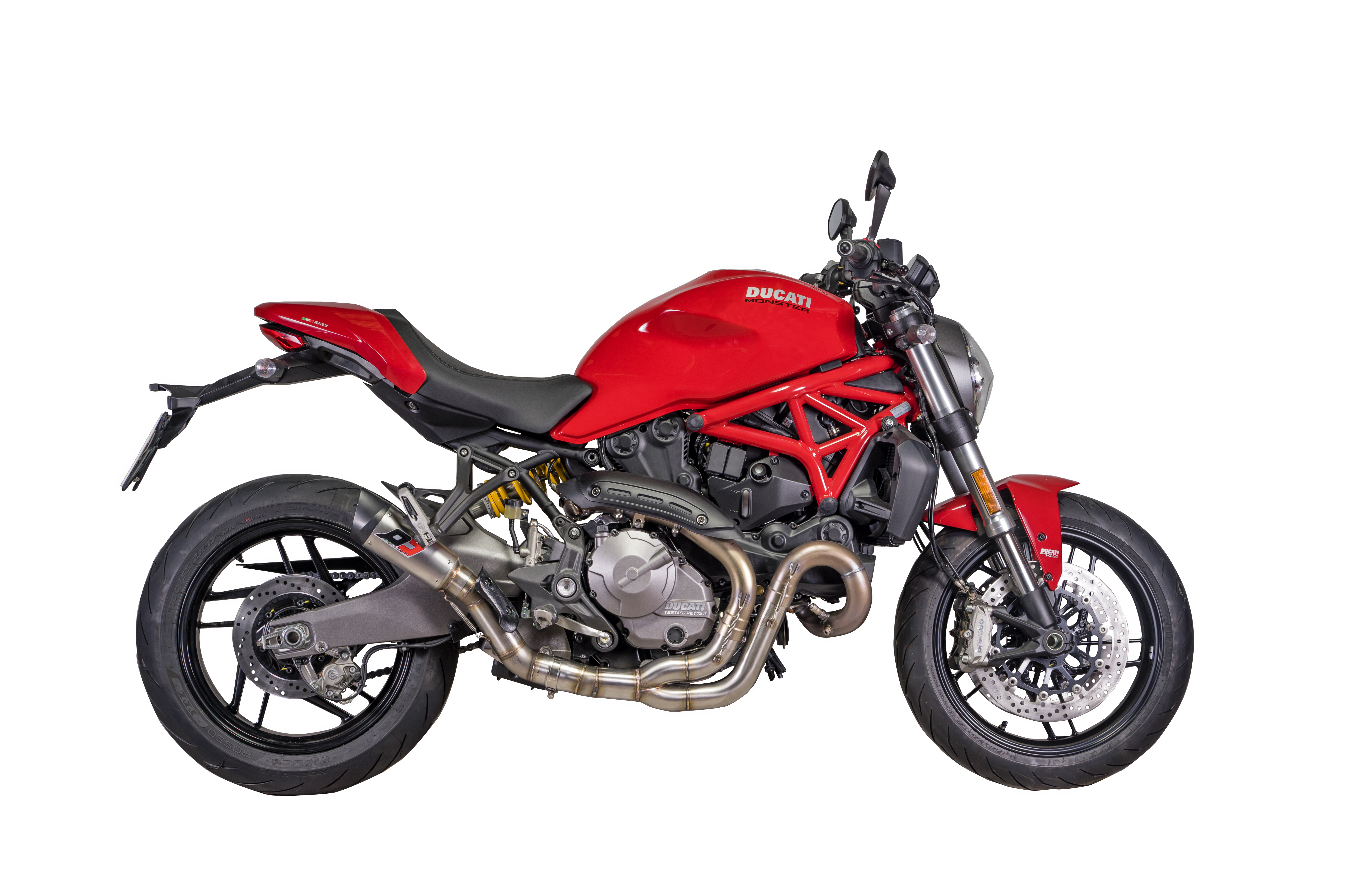 QD Exhaust Gunshot Slip-on system for the 2017+ Monster 1200 and 2018+ Monster 821 QD Exhaust Gunshot Slip-on system for the 2017+ Monster 1200 and 2018+ Monster 821